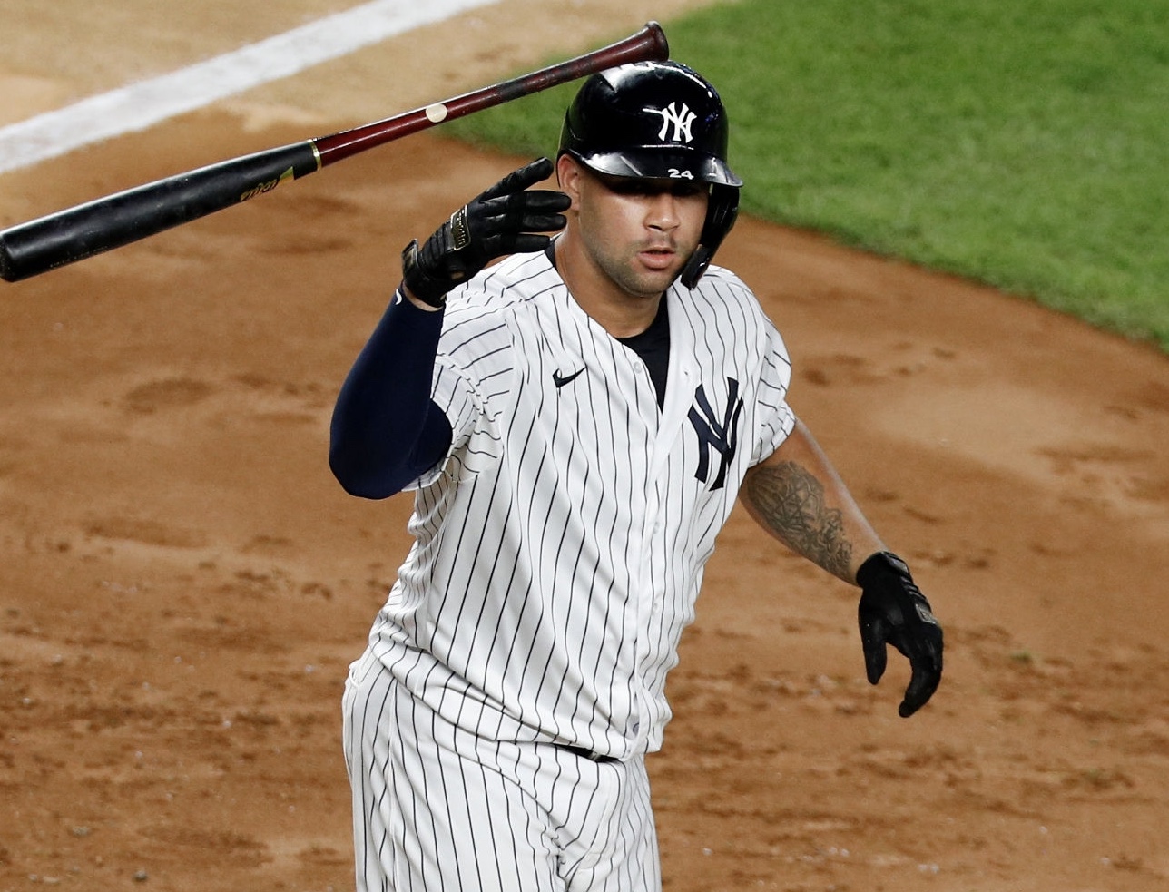 Gary Sanchez powers a grand salami for the Yankees in the clutch.